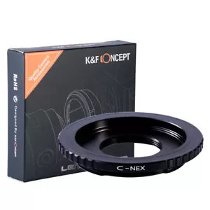 K&F Concept adapter for C mount lens to Sony E mount NEX a5000 A7II,A7R - Picture 1 of 9