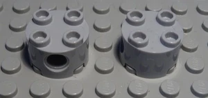 Lego Technic piedra perforada redonda 2x2 new gris 2 piezas - Imagen 1 de 1