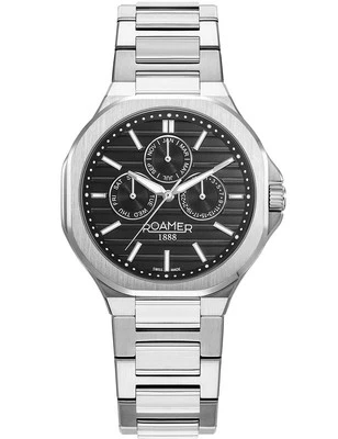 Roamer 995989 41 85 20 Orologio Uomo Spirit of Time Vollkalender 42mm 3ATM - Immagine 1 di 4