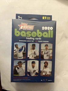 Scatola appendiabiti Topps Heritage High Numbers 2020 sigillata in fabbrica - Foto 1 di 4