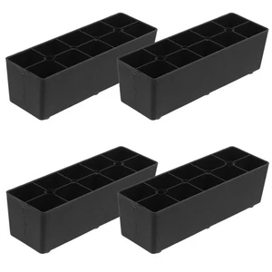  4 Pcs Furniture Elevators Table Risers Plastic Support Feet Sofa for - Picture 1 of 10