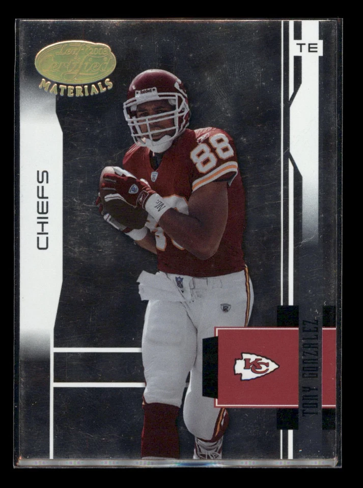 2003 Leaf Certified Materials #63 Tony Gonzalez - Image 1 of 2