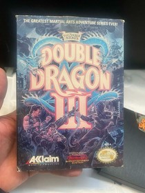 Double Dragon 3 Sacred Stones NINTENDO NES COMPLETE CIB ORIGINAL