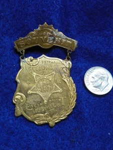 1895 ORIGINAL CIVIL WAR VETERANS 29TH NATIONAL GAR ENCAMPMENT LOUISVILLE, KY PIN - Bild 1 von 5
