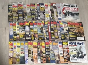 LARGE World War II Magazines SET of 50 Issues WW2 Military (Late 1990s -2000s) - Imagen 1 de 10