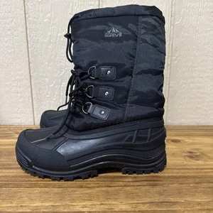 NORTIV 8 Men's Waterproof Winter 3M Thinsulate Snow Boots Fur Lined Size 7 - Picture 1 of 7