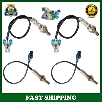 4x Sensores de oxígeno aptos para Chevrolet Silverado 1500 5,3 L V8 eléctrico/gas 2006 EE. UU. Foto 1 de 4