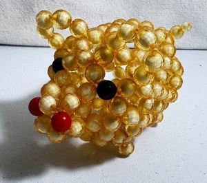 Handmade crystal brown transparent large beads hand-woven lovely  Pig - Picture 1 of 4