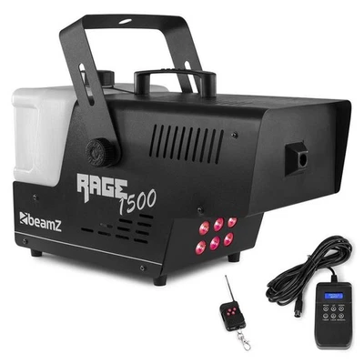 BeamZ Rage 1500LED Macchina del Fumo con Led 3 in 1 da 1500w con telecomando - Immagine 1 di 4