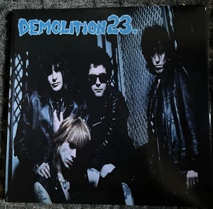 Demolition 23 LP Hanoi Rocks Michael Monroe Blue Vinyl - Picture 1 of 3