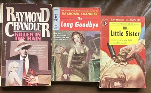 Menge 3 Vintage Raymond Chandler PB Bücher Kleine Schwester/Long Goodbye/Killer im Regen - Bild 1 von 8