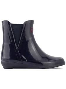 CHARTER CLUB Womens Navy Goring Cloudburst Round Toe Rain Boots 8 M - Picture 1 of 11
