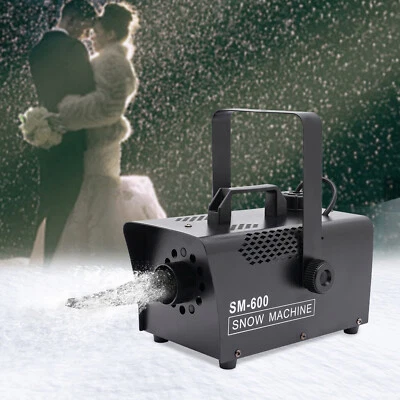 Snowflake Maker 600W Stage Snow Machine Wired/Wireless Remote Control Concert DJ - Image 1 of 4