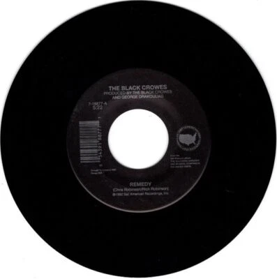 Black Crowes - Remedy / Darling of the Underground Press 7" 45 RPM Single - Image 1 of 4