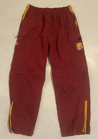 Vintage Starter Florida State Seminoles Cargo Zip Away Wind Pants Shorts Men’s L Cover