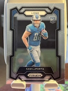 2023 Panini Prizm SAM LaPORTA #332 RC Rookie - Detroit Lions - Picture 1 of 2