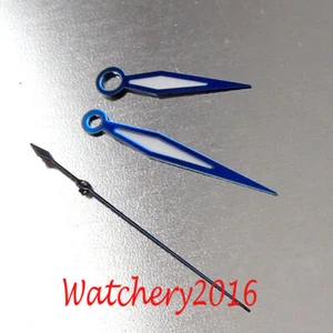 Blue Watch Hands Luminous Fit For Miyota 8215 821A DG 2813 ST 1612 Watch Parts - Picture 1 of 6