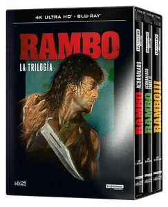 RAMBO TRILOGY 1 2 3 III / FIRST BLOOD *6 Disc* (4K Ultra HD) NEW RB Blu-ray - Picture 1 of 2