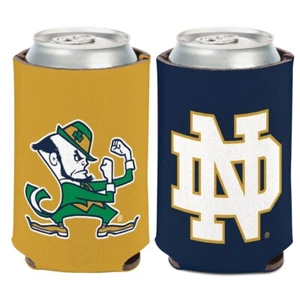 Notre Dame Fighting Irish Can Cooler - NCAA Two Sided Design - Picture 1 of 1