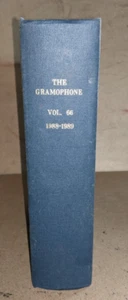 The Gramophone Volume 66: June 1988-May 1989 - Bound Set - Picture 1 of 4