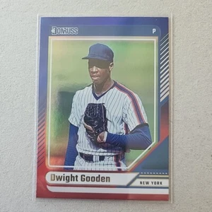 2024 Donruss Red Blue Foil SP #67 Dwight Gooden, New York Mets - Picture 1 of 2