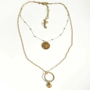 Nuevo Collar Colgante 22" Cabi Doble Hilos Dije Retro Fiesta Vacaciones Joyería - Imagen 1 de 6