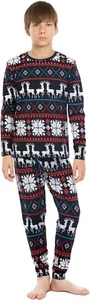 ViCherub Boys Thermal Underwear Long Johns Fleece Lined Base Layer Thermal Set,S - Picture 1 of 9