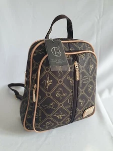 Giulia Pieralli Rucksack Damen Tasche Damenrucksack Bag Braun beige Reise DHL - Bild 1 von 12