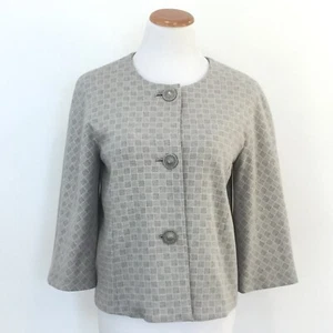 Petite Sophisticate Womens Sz 4P Blazer 3/4 Sleeve Jacket Beautiful Buttons 4Pet - Picture 1 of 10