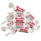 Personalised Love Heart Sweets Wedding Favours Just Married Mini Love Hearts