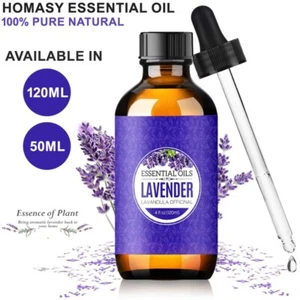 50ml Essential Oil - 100% Natural Lavender Essential Oils Freshskin Aromatherapy - Picture 1 of 14