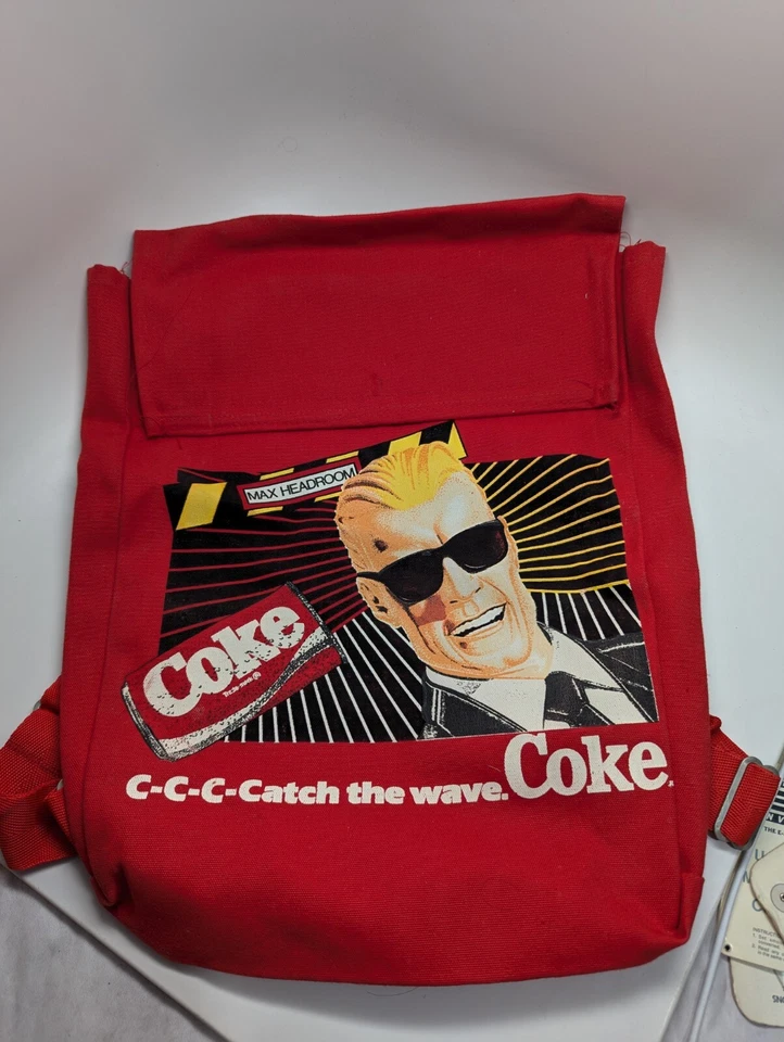 Mochila de Coca-Cola Max Headroom - Imagem 1 de 4
