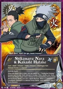 Shikamaru Nara & Kakashi Hatake - N-730 - Super Rara - 1° Edizione - Foil Broken - Foto 1 di 1