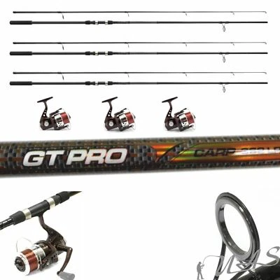 MITCHELL SPAR SET 3x GT Pro Carp Combo Rute 3,00LBS 3,60M & Rolle & Schnur Kva