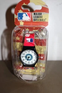 NEW - MLB Seattle Mariners Unisex Red Watch Game Time Adjustable Straps - Picture 1 of 5