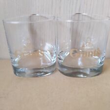 Grants Scotch Whisky Glass Tumblers x 2 Triangle Glasses