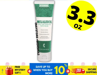 Esmalte dental blanqueador Melaleuca - Diente sensible a la menta limpio nueva etiqueta menta verde Foto 1 de 4