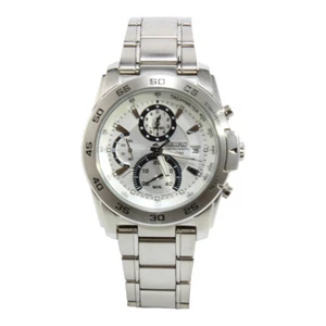 Seiko Criteria SPC017 P1 Silver Dial Men's Retrograde Chronograph Quartz Watch - Picture 1 of 6