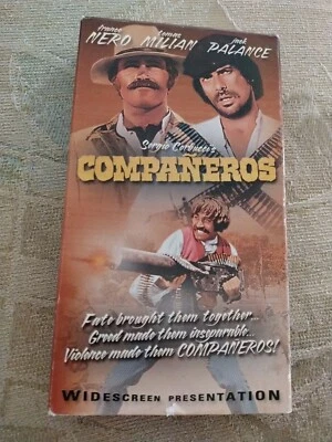Companeros VHS Sergio Corbucco's Spaghetti Western Jack Palance Franco Nero - Image 1 of 3