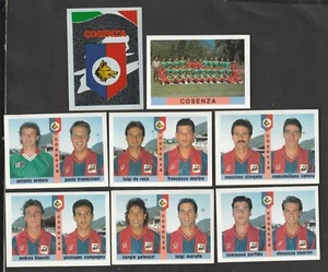 8 FIGURINE CALCIATORI CALCIO FLASH 91 1990-91 COSENZA COMPLETA - Picture 1 of 1