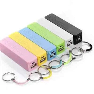Powerbank mobiler Akku 2600mAh Ladegerät extern USB Smartphone Handy - Bild 1 von 6