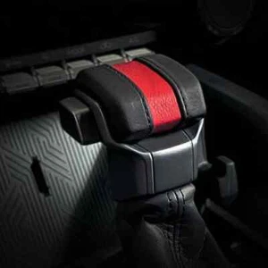 Leather/Gunmetal Shift knob Automatic for 24+ Toyota Tacoma Sequoia Tundra TRD - Picture 1 of 4