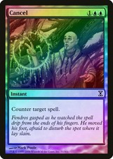 Cancel FOIL Time Spiral HEAVILY PLD Blue Common MAGIC GATHERING CARD ABUGames