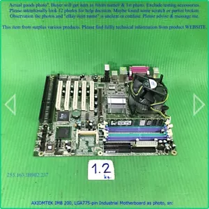 AXIOMTEK IMB 200, scheda madre industriale LGA775-pin come foto, sn:0002, dφm - Foto 1 di 12