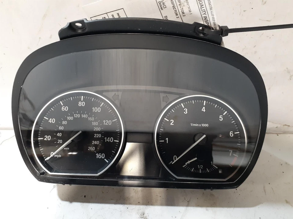 Medidor de velocímetro usado se adapta a: BMW 128i 2009 clúster Conv MPH grado A Foto 1 de 4