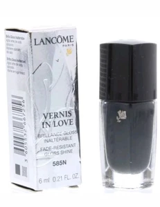 Lancome Vernis in Love Gloss Shine Nail Polish 6ml Noir Caviar 585N - Picture 1 of 1