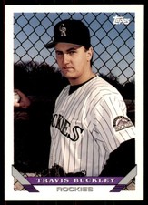 1993 Topps Travis Buckley Baseball Cards #732
