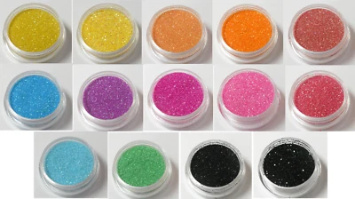 CREATIV.ARTS® CA NailArt IRISIEREND GLITTER iridescent pink lila blau gelb grün rot 2,5g DOSE