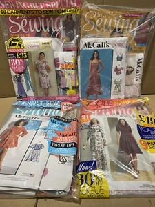 Love Sewing magazine Mega Bundle X 4 Patterns Must Sew Mc Calls Must Sew Packs - Picture 1 of 5