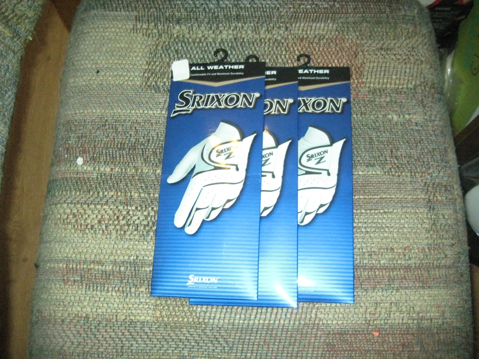 3 NUEVOS Guantes Pequeños Srixon All Weather Lady Derecha Srixon Negro Z Foto 1 de 1